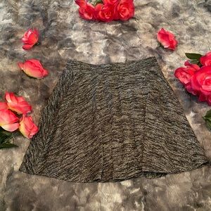 🌀Marled Gray Skater Skirt